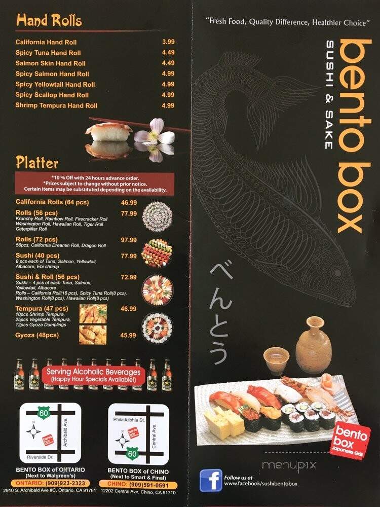 Bento Box - Ontario, CA