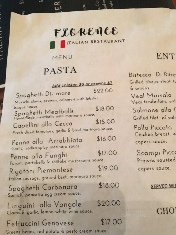 Florence Italian Restaurant - Martinez, CA