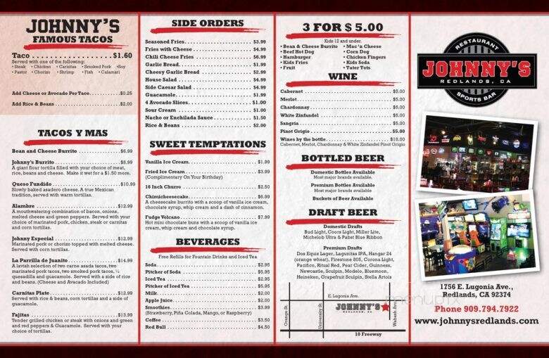 Johnny's Tacos & Sports - Redlands, CA