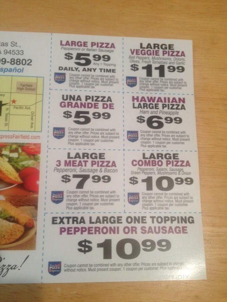 New York Pizza Express - Fairfield, CA