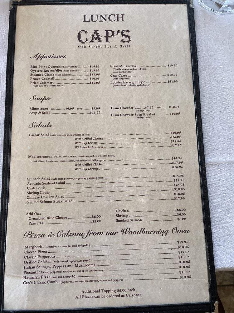 Cap's Oak Street Bar & Grill - Brentwood, CA