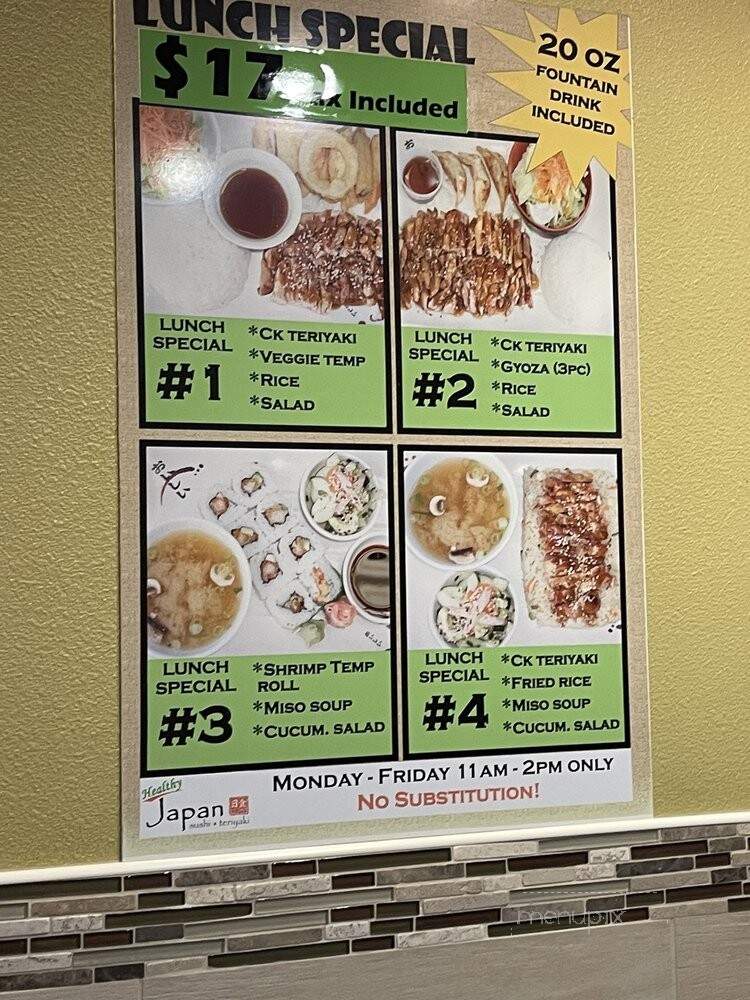 Healthy Japan - Visalia, CA