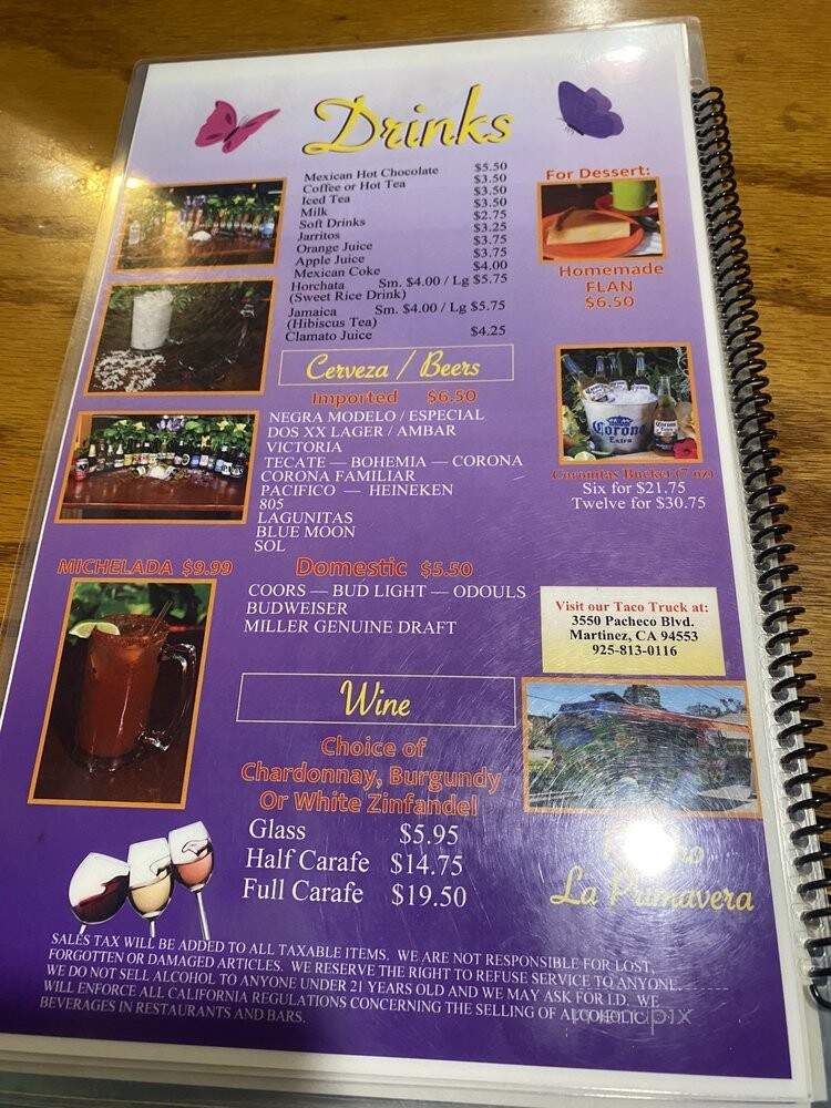 La Primavera Restaurant - Martinez, CA