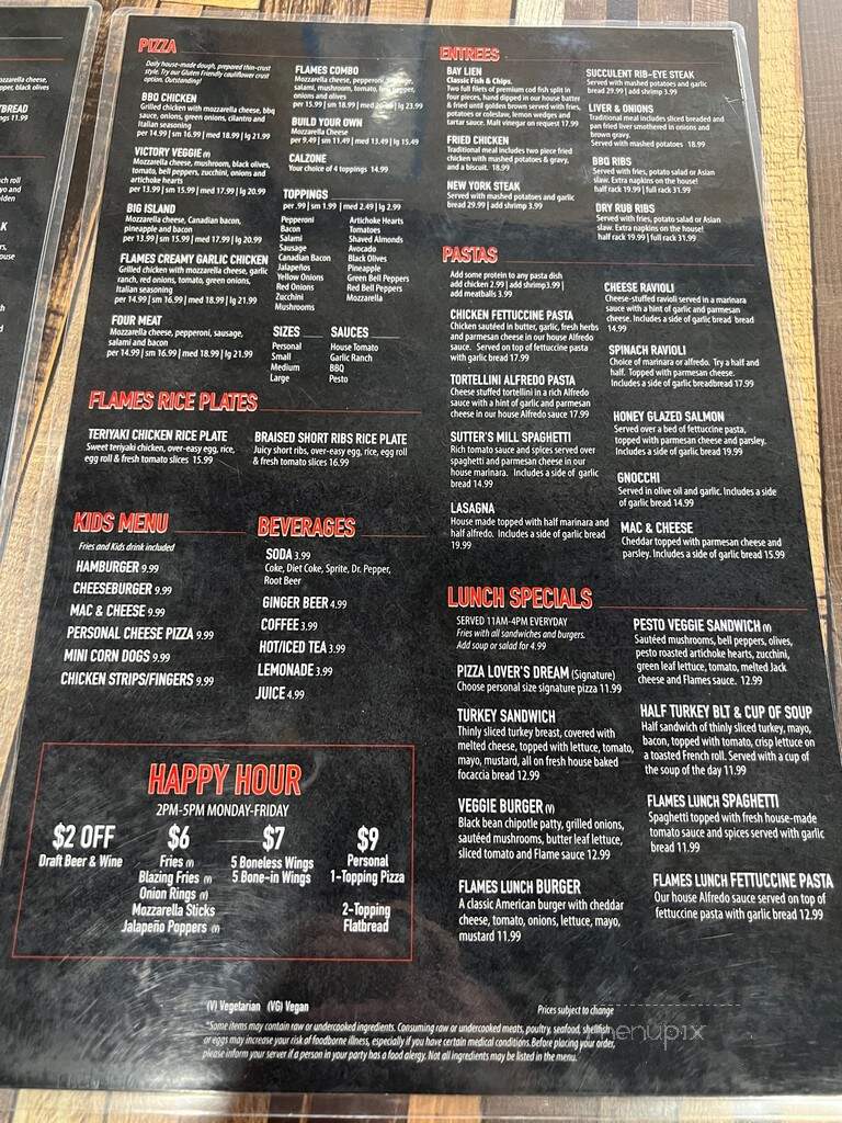 Flames Restaurant and Tap House - Auburn, CA