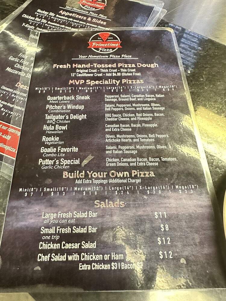 Primetime Pizza - Wheatland, CA