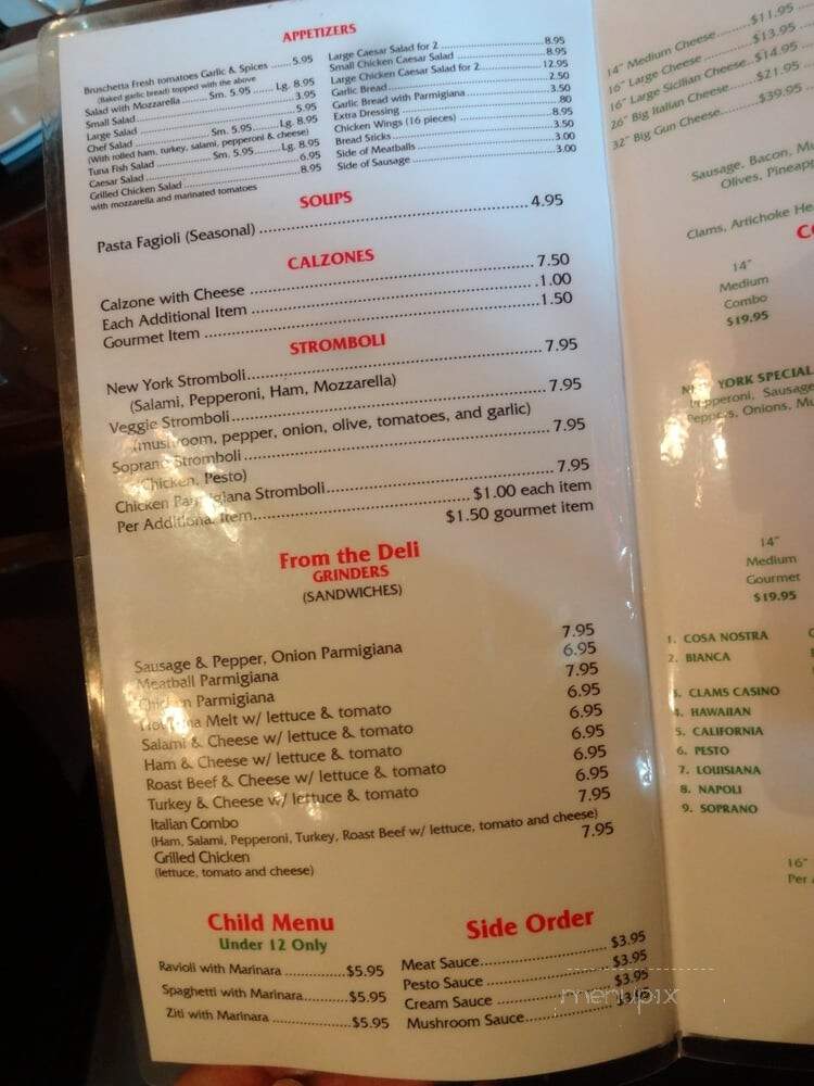 Evelyn's Big Italian Pizzeria & Restaurant - Fairfield, CA