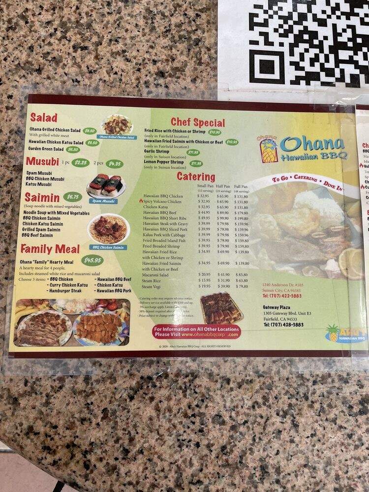 Ohana Hawaiian Barbecue Frfld - Fairfield, CA