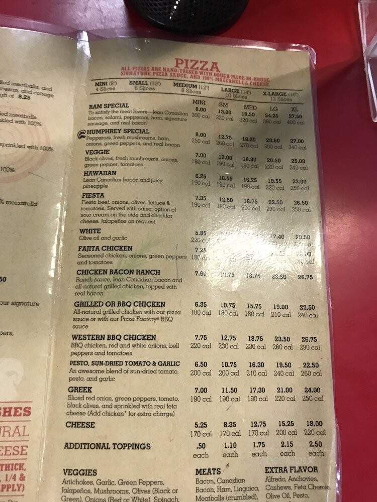 Pizza Factory - Rio Vista, CA