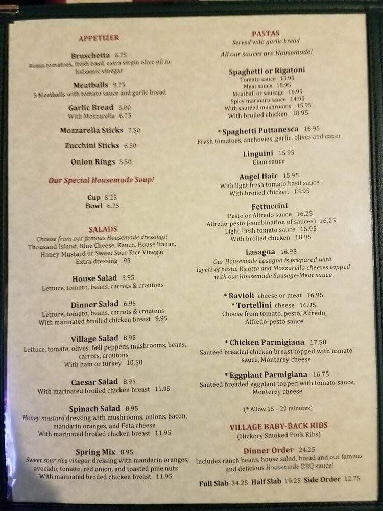 Village Pizza - Orinda, CA