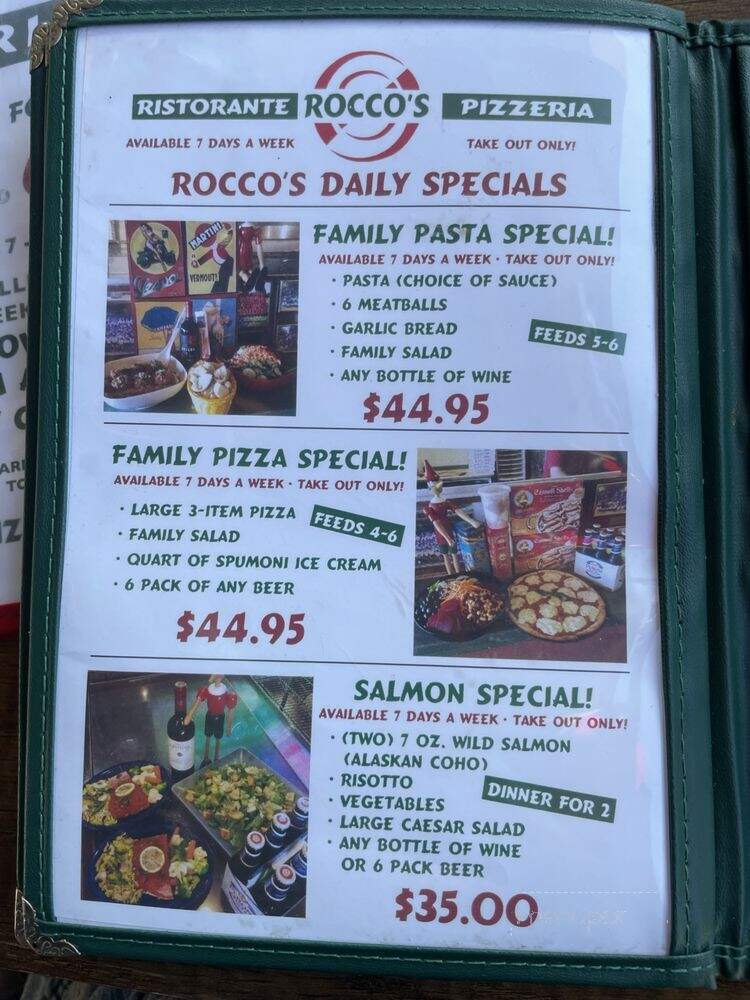 Rocco's Ristorante & Pizzeria - Walnut Creek, CA