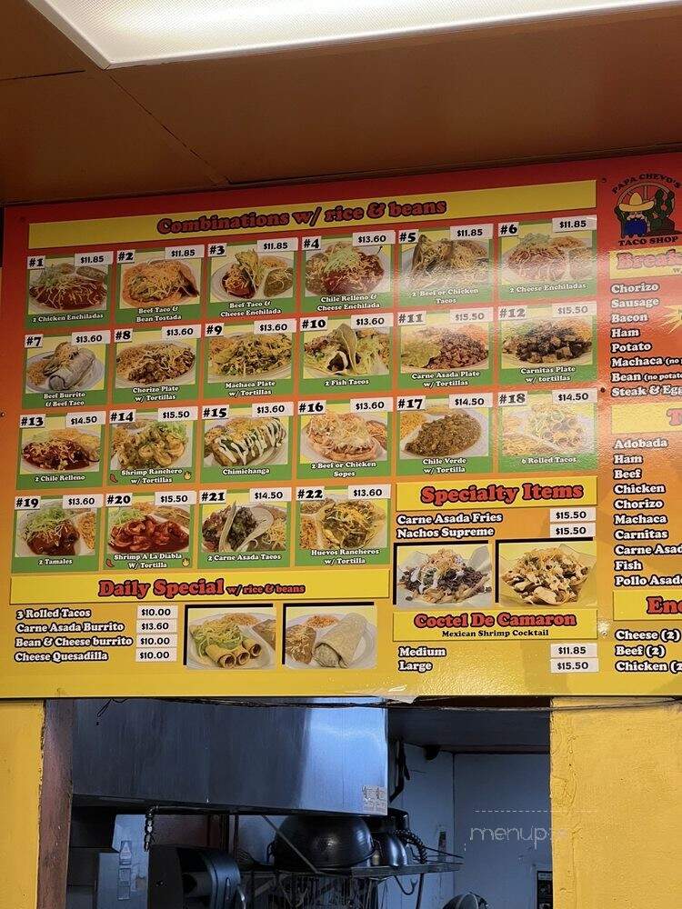 Papa Chevo's Taco Shop - Seaside, CA