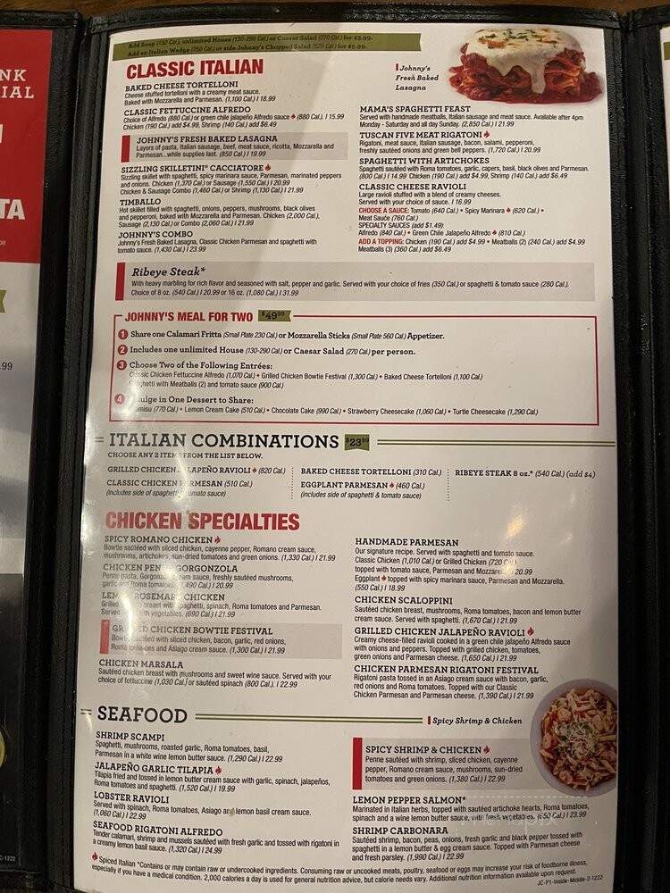 Johnny Carino's Italian - Rancho Cucamonga, CA