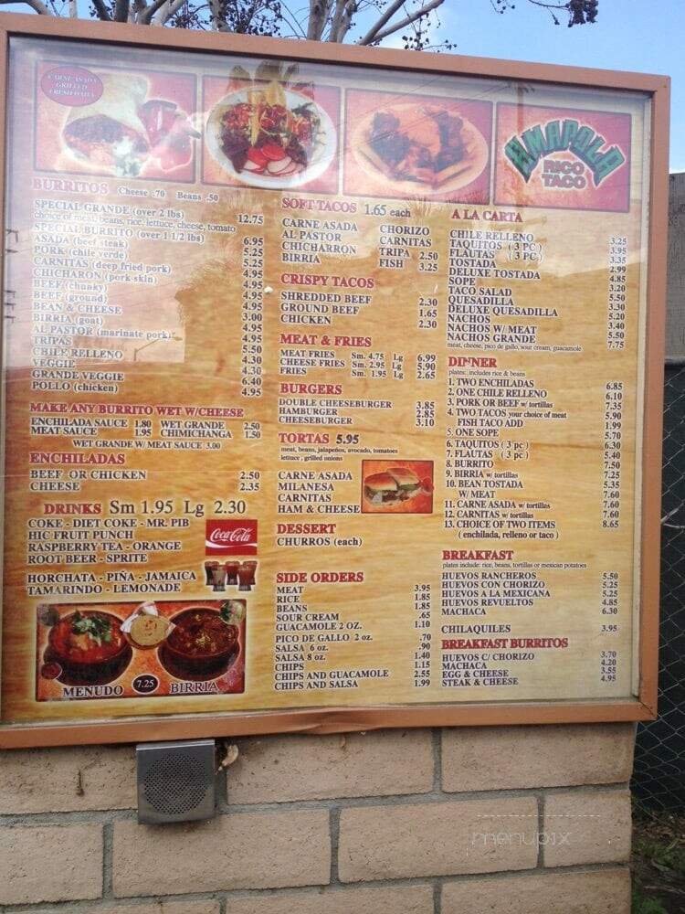 Amapola Rico Taco - San Bernardino, CA