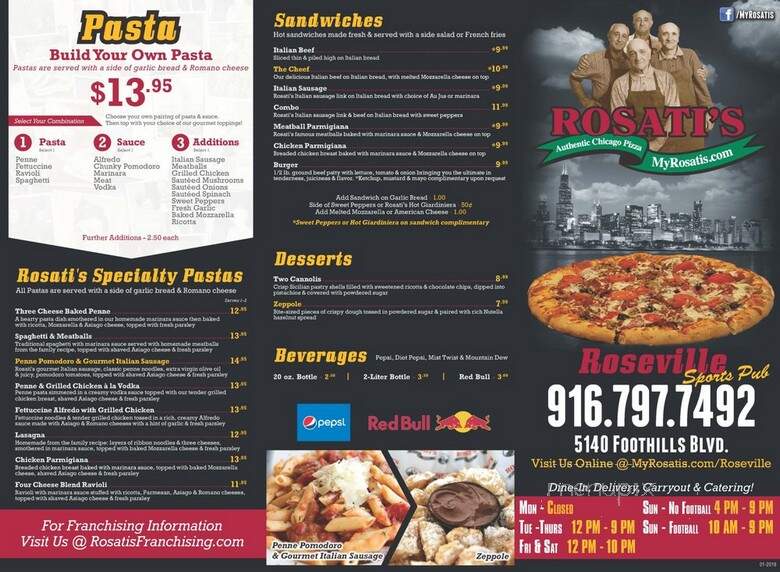 Rosati's Pizza - Roseville, CA