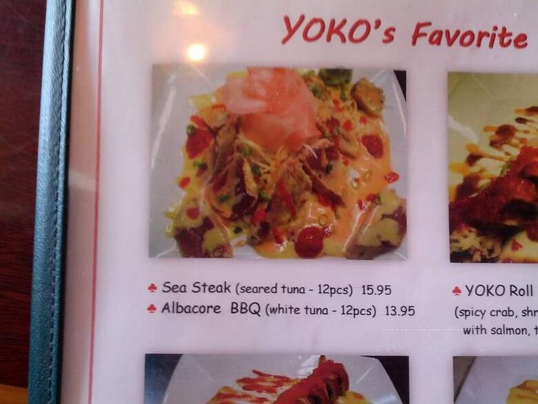 Yoko Sushi - Roseville, CA