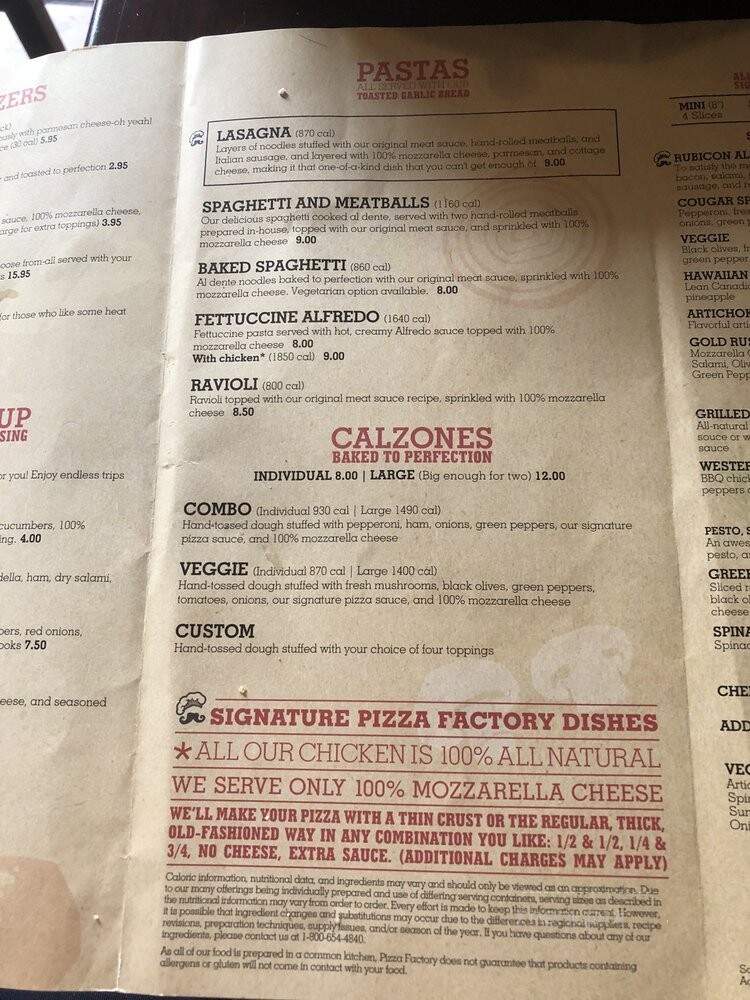 Pizza Factory - Placerville, CA