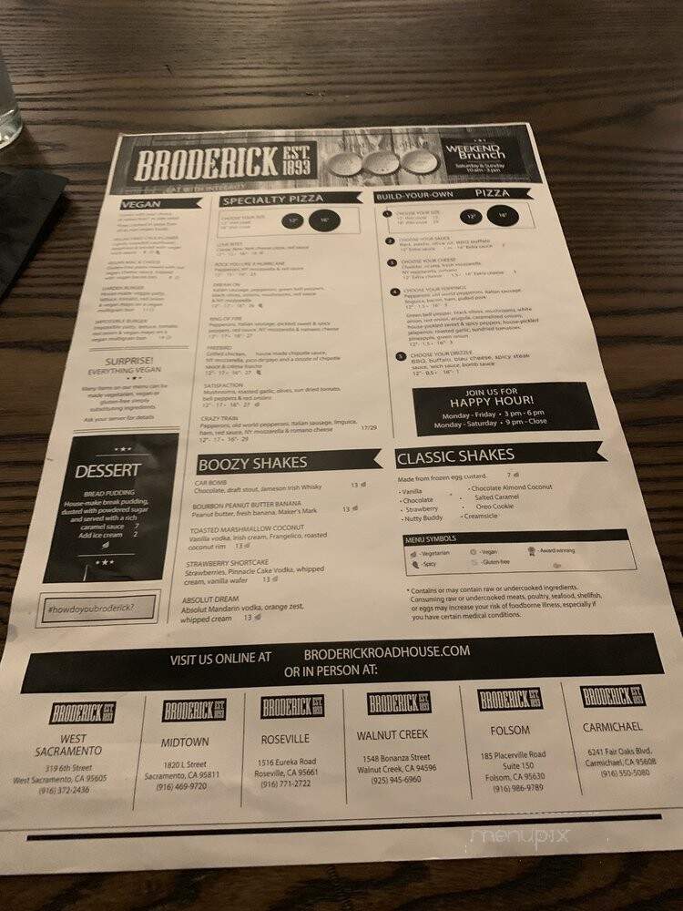 Broderick Roadhouse - Folsom, CA