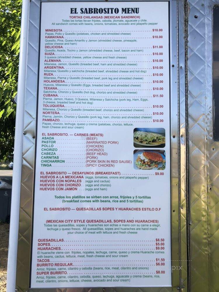 El Sabrosito Tortas Chilangas - Marysville, CA