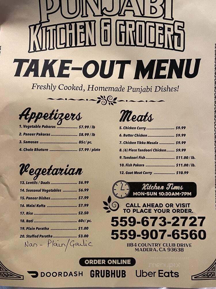 Punjabi Kitchen & Grocers - Madera, CA