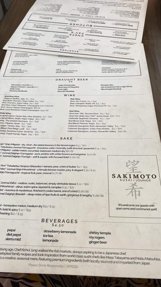 Sakimoto Sushi Lounge - Walnut Creek, CA