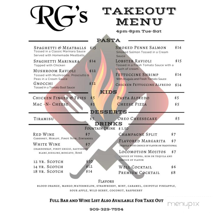 RG's American Grill - Redlands, CA