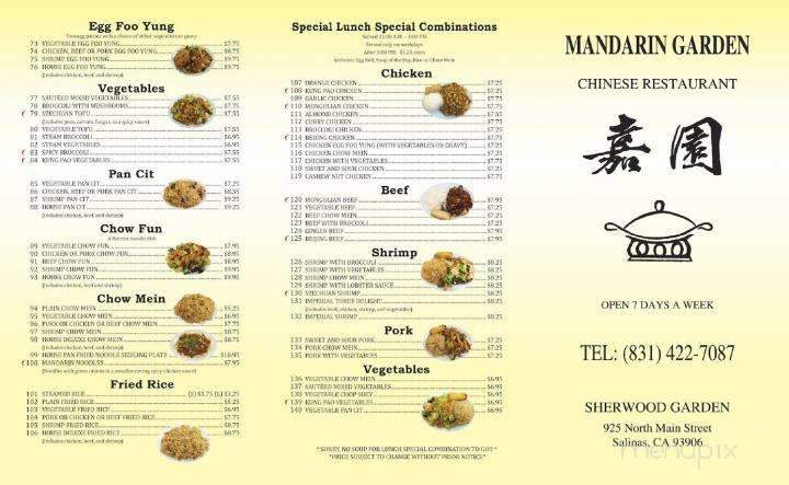 Mandarin Garden Chinese Restaurant - Salinas, CA