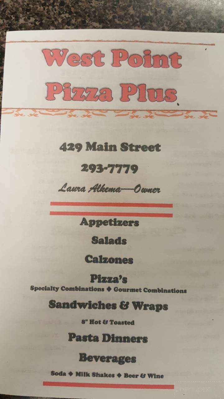 Pizza Plus - West Point, CA
